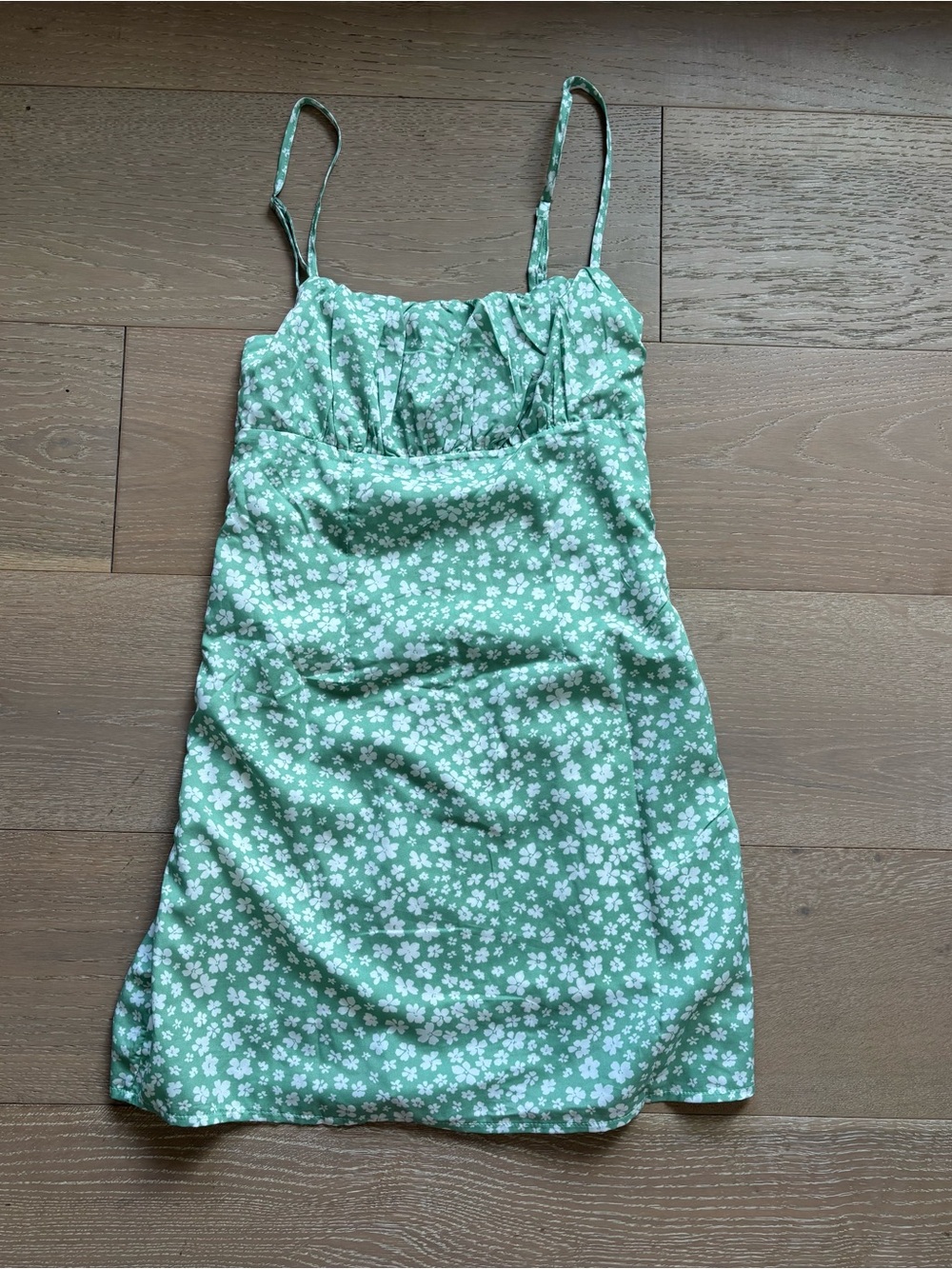 Princess Polly Green Floral Mini Dress - Picture 2 of 5